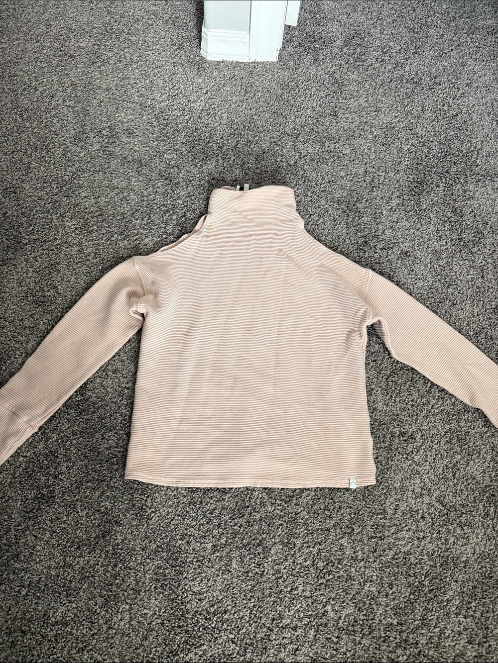 Varley Women's Scoop/Mock Neck Sweater in Blush